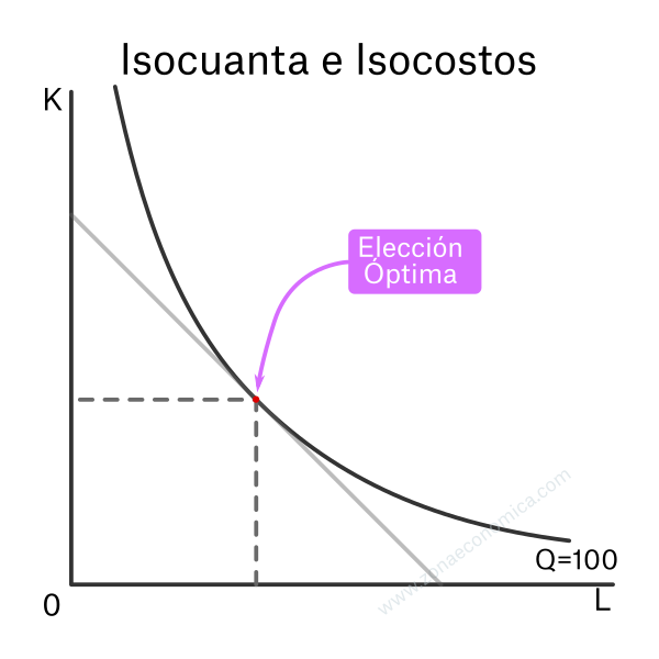 la elección óptima de factores