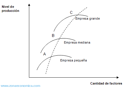 Función de Producción Según Tamaño