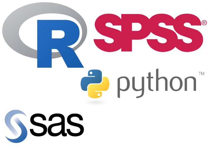 R Python SPSS SAS