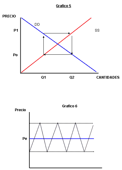 modelo de la telarana - graficos 5 y 6