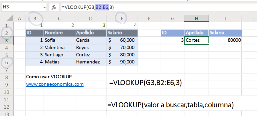 vlookup